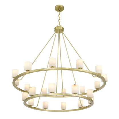 Crystorama Lighting Group Aragon 22 Light 47" Wide LED Chandelier