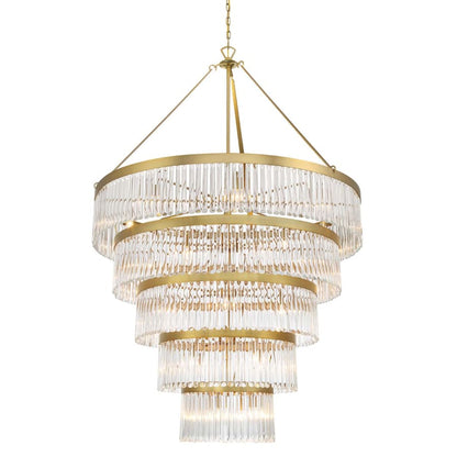 Crystorama Lighting Group Emory 30 Light 48" Wide Crystal Ring Chandelier