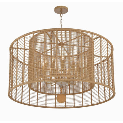 Crystorama Lighting Group Jayna 12 Light 43" Wide Drum Chandelier