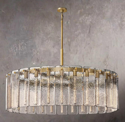 Calamette Circular Glass Chandelier 48"
