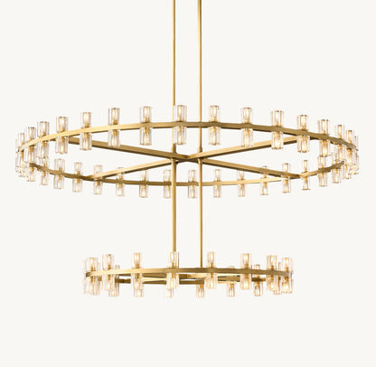 Arcachone Circular Two-Tier Chandelier 60"