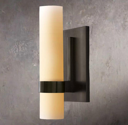 Ravelles Opal Milk Wall Sconce 12"