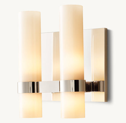 Ravelle Opal Glass Twin Wall Sconce