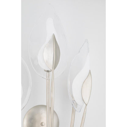 Blossom 20-Light Chandelier in Silver Leaf 40.5L x 40.5W x 26.75H