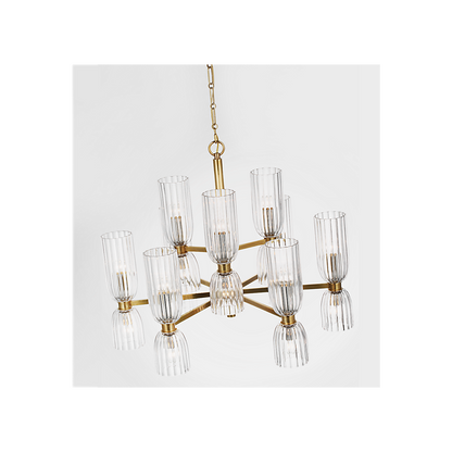 Asalea Medium Two-Tier Chandelier