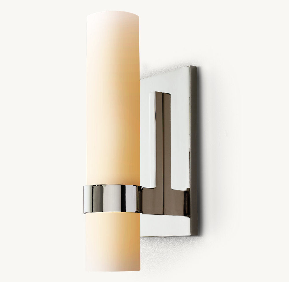 Ravelles Milk Glass Wall Sconce