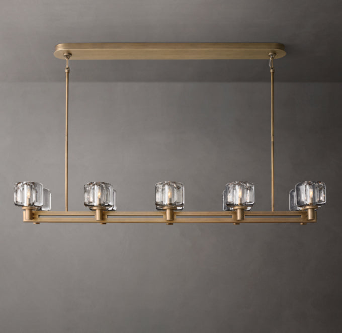 Demaret Dual Linear Chandelier 54"