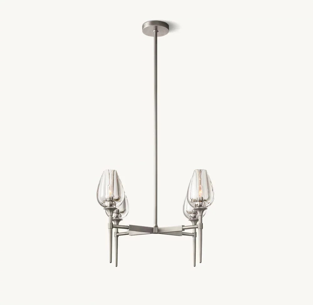 Tulips Circular Chandelier 27"