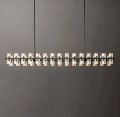 Arcachon LED Rectangular Chandelier 54"