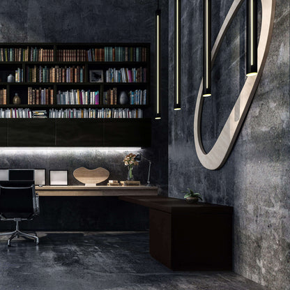 47" Wide 5 Light LED Linear Pendant