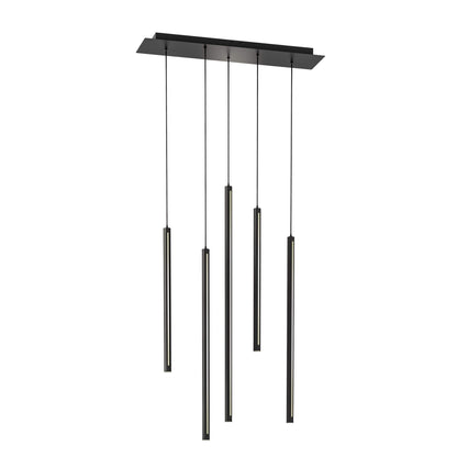 47" Wide 5 Light LED Linear Pendant
