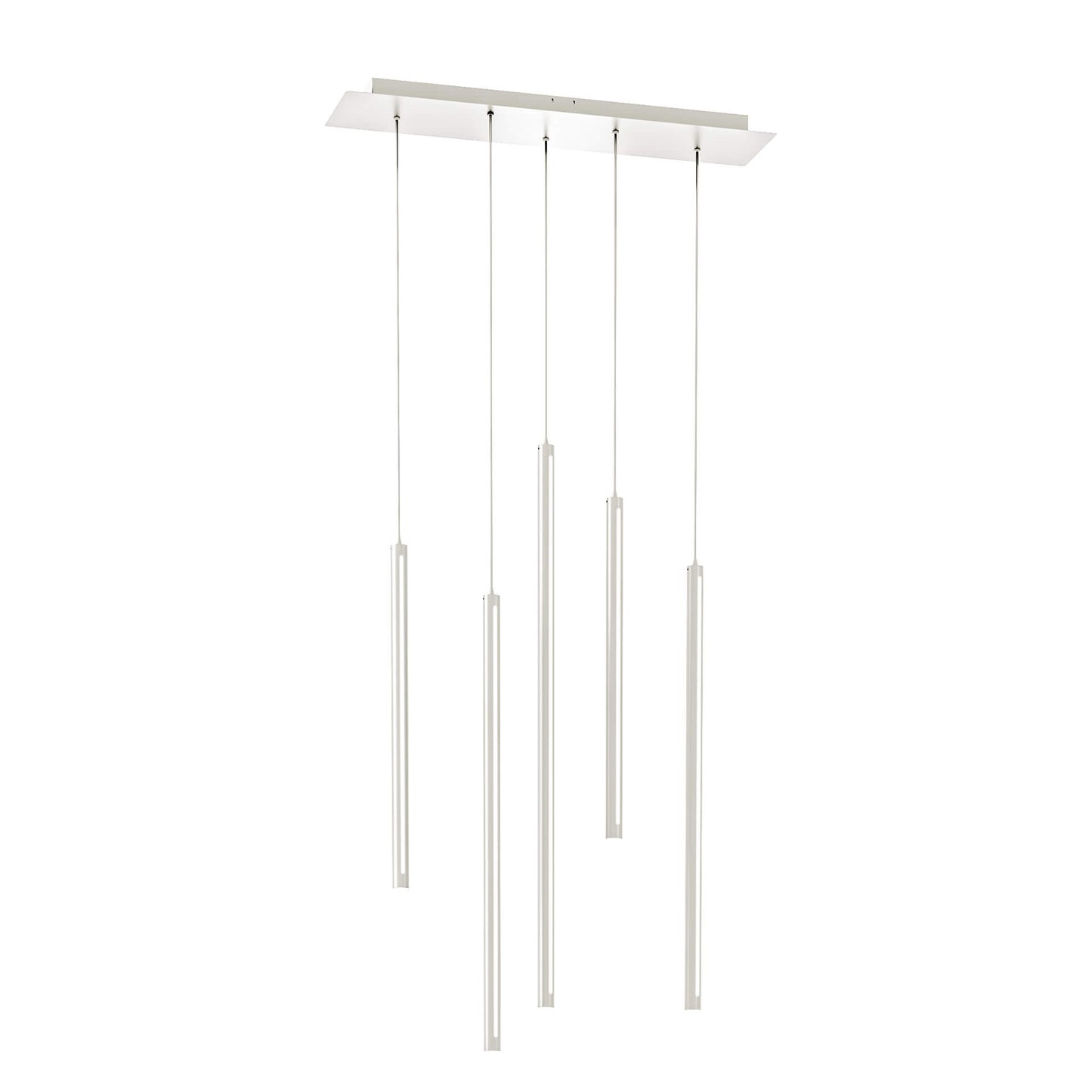 47" Wide 5 Light LED Linear Pendant