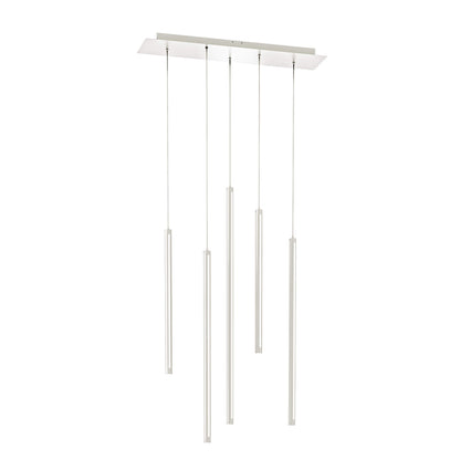 47" Wide 5 Light LED Linear Pendant
