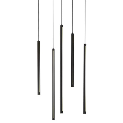 DALS Lighting 47" Wide 5 Light LED Linear Pendant