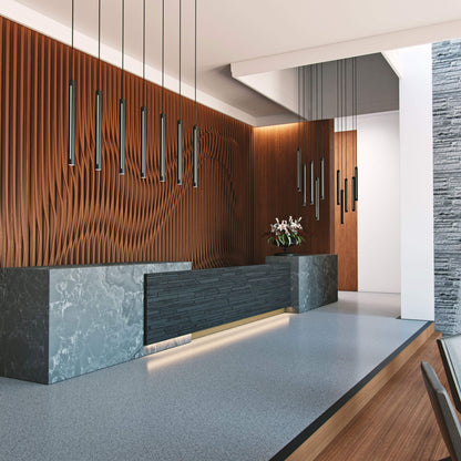 84" Wide 8 Light LED Linear Pendant