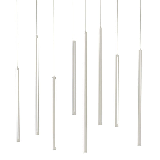 84" Wide 8 Light LED Linear Pendant