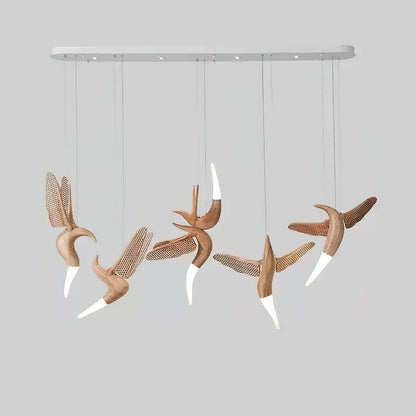 Dancer Sculptural Wood Pendant