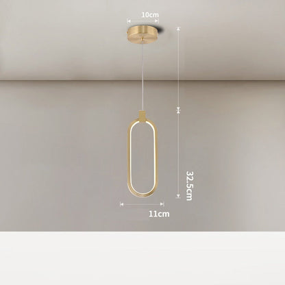 Nordlux AuraLine Wall Lamp – Slim Nordic Minimalist Chandelier Fully Made of Copper