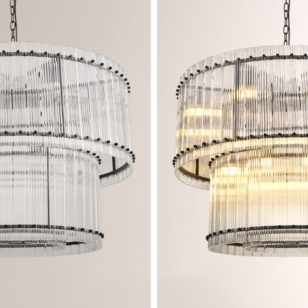 San Marco Two-tier Luxury Round Chandelier 37"