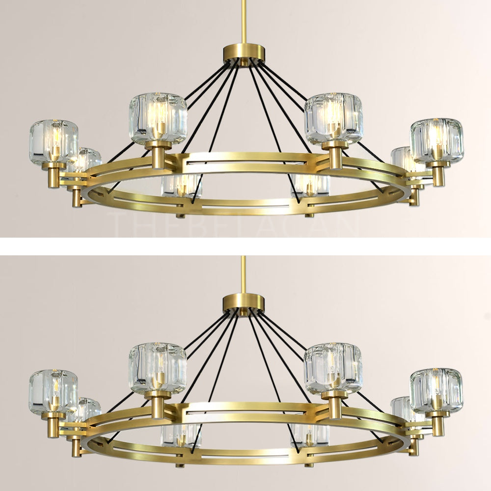 Sebendor Round Chandelier 60"