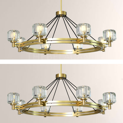 Sebendor Round Chandelier 60"