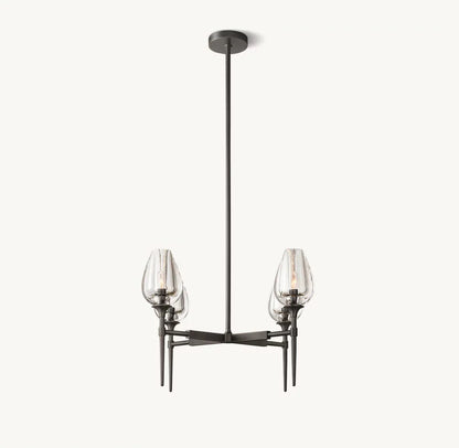 Tulips Circular Chandelier 27"