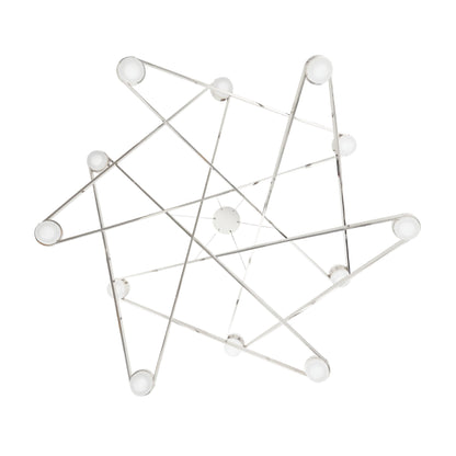 Orbit 12-Light Chandelier in Polished Nickel 56.125L x 56.125W x 16.825H