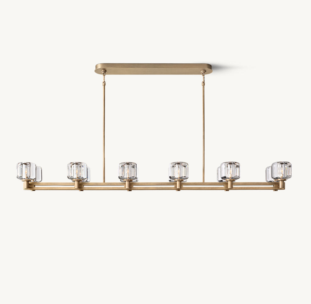 Demarett Dual Linear Chandelier 72"