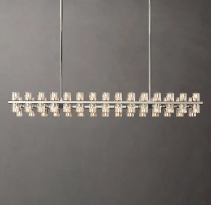 Arcachon LED Rectangular Chandelier 54"