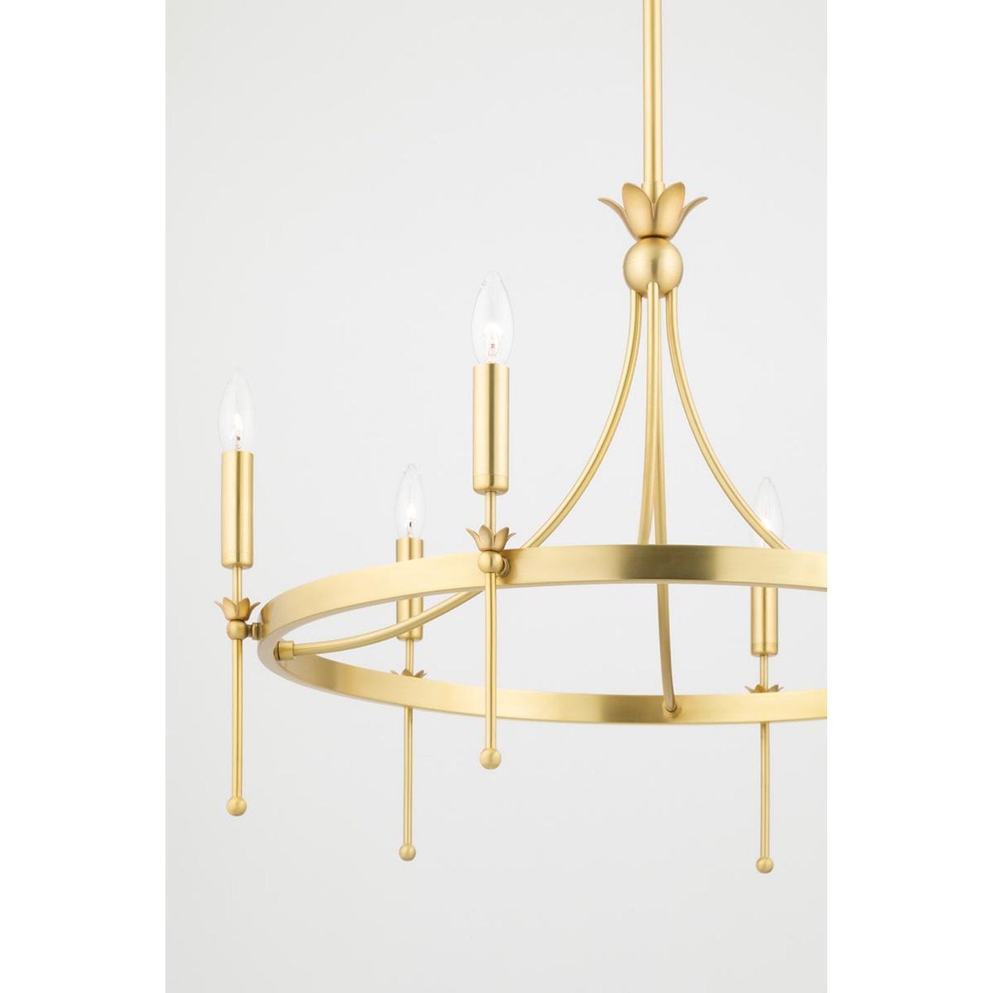 Gates 8-Light Chandelier in Polished Nickel 38.5L x 38.5W x 25H