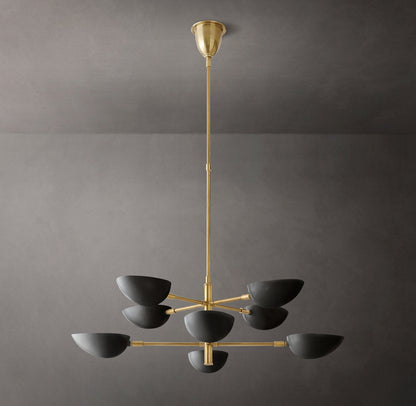Graphic Chandelier 38"