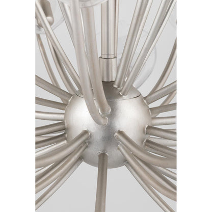Blossom 20-Light Chandelier in Silver Leaf 40.5L x 40.5W x 26.75H