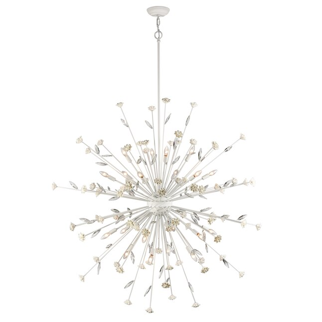 Westmore by ELK Lighting Oak White Traditional For Use in Bedrooms, Dining Rooms, Foyers, Living Rooms Chandelier