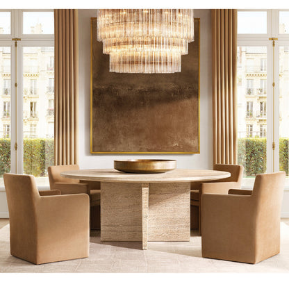 Cielo Three-Tier Round Chandelier 48"
