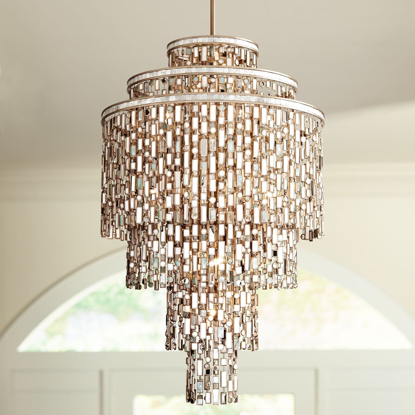 Dolcetti Silver 32" Wide Corbett Pendant Light