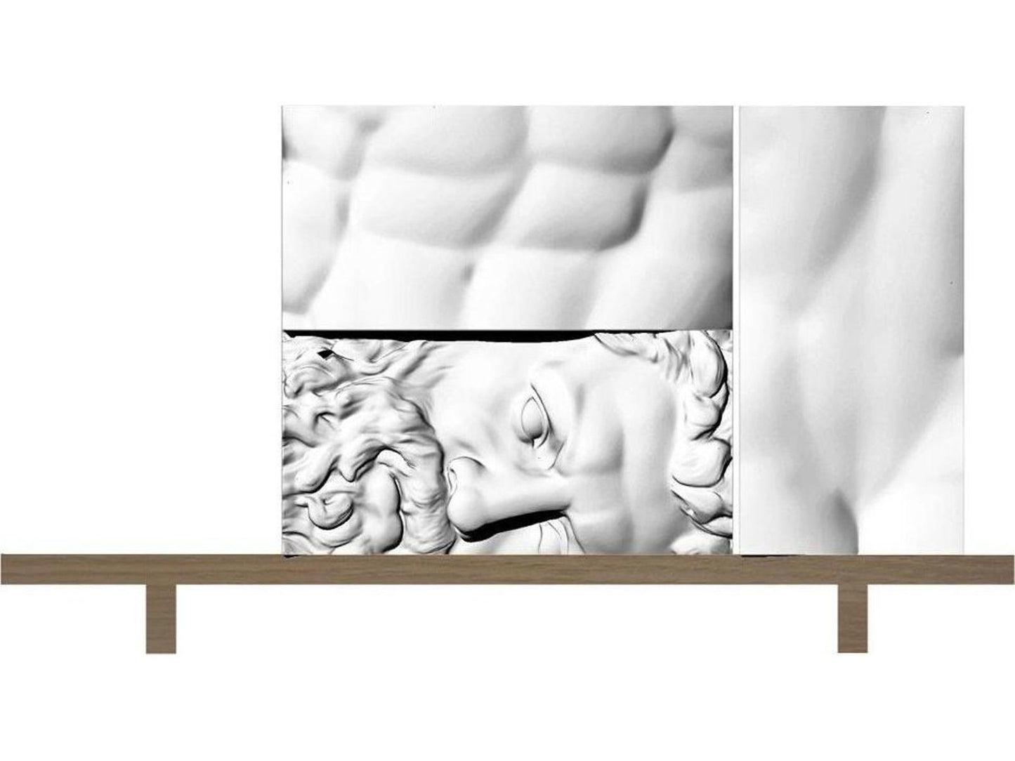 Ercole E Afrodite Modular Wood Sideboard