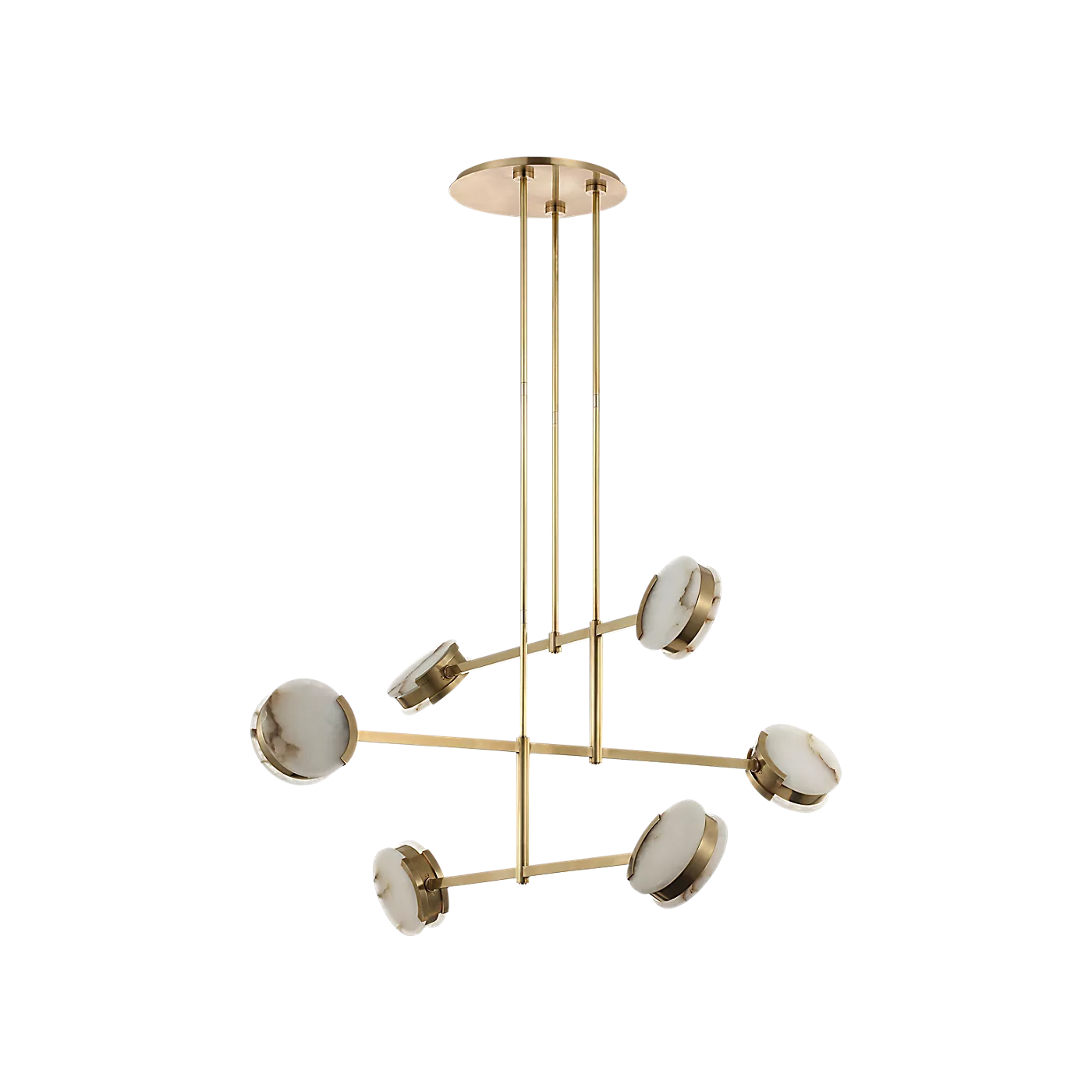 Melange 54" Multi-Positional Chandelier