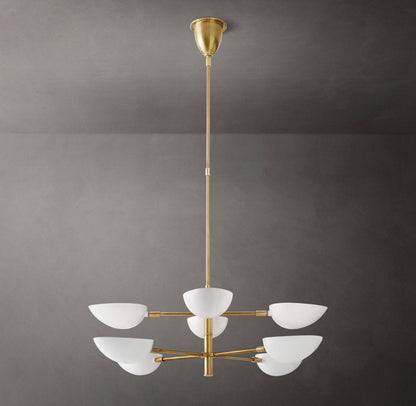 Graphic Chandelier 38"