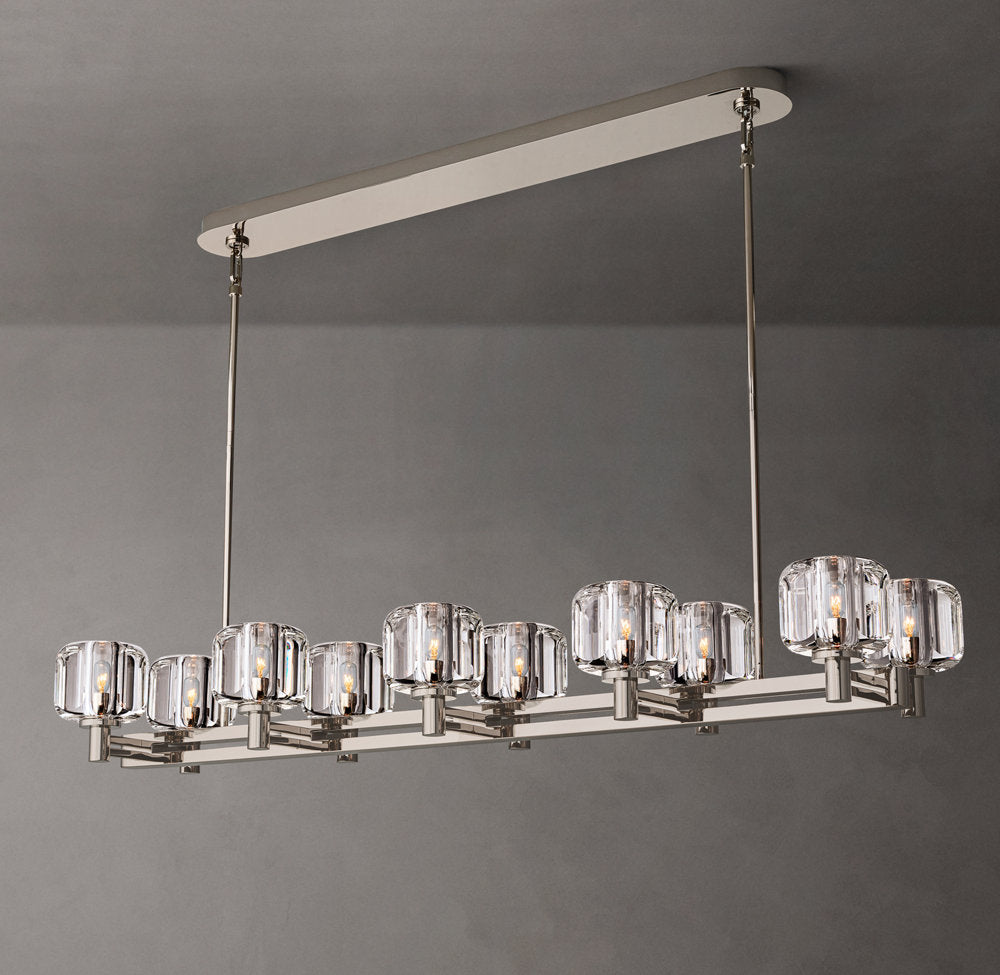 Demaret Dual Linear Chandelier 54"