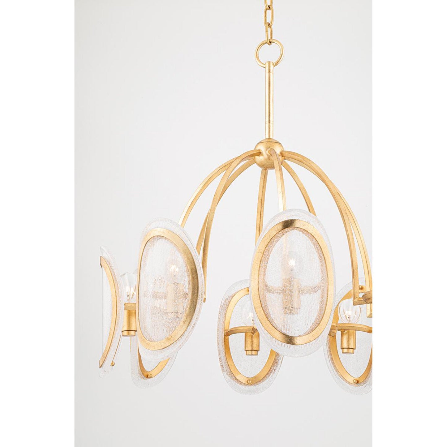 Danes 18-Light Chandelier in Vintage Gold Leaf 50L x 50W x 33H