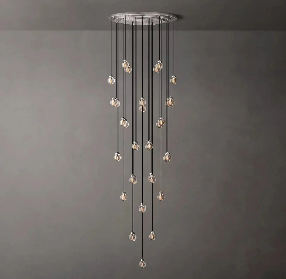 Pearls Circular Chandelier 48"