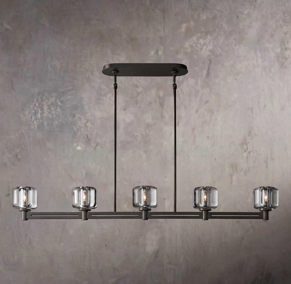 Demaret 54" Linear Ceiling Chandelier