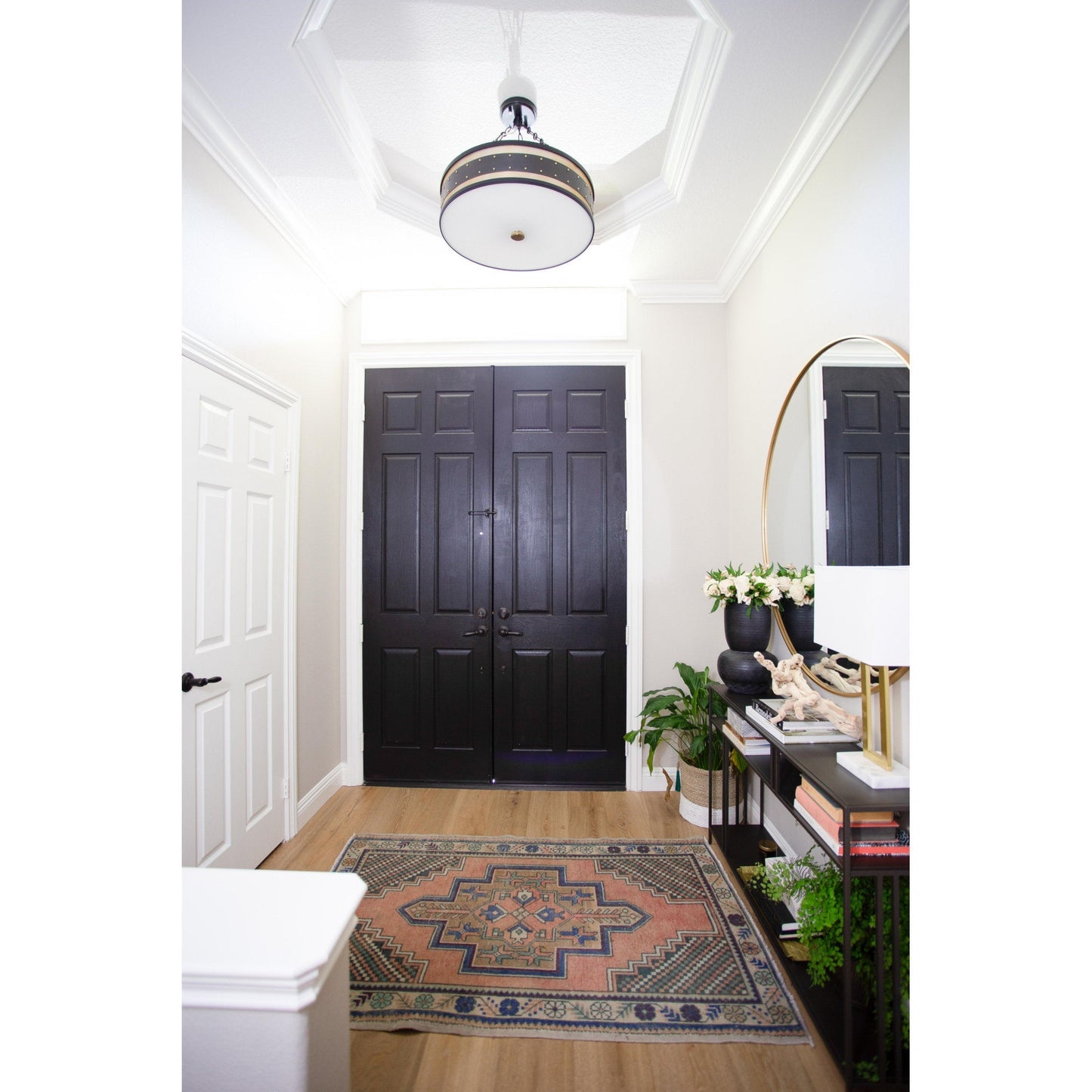 Gaines 4-Light Chandelier in Aged Old Bronze 22L x 22W x 5.75H