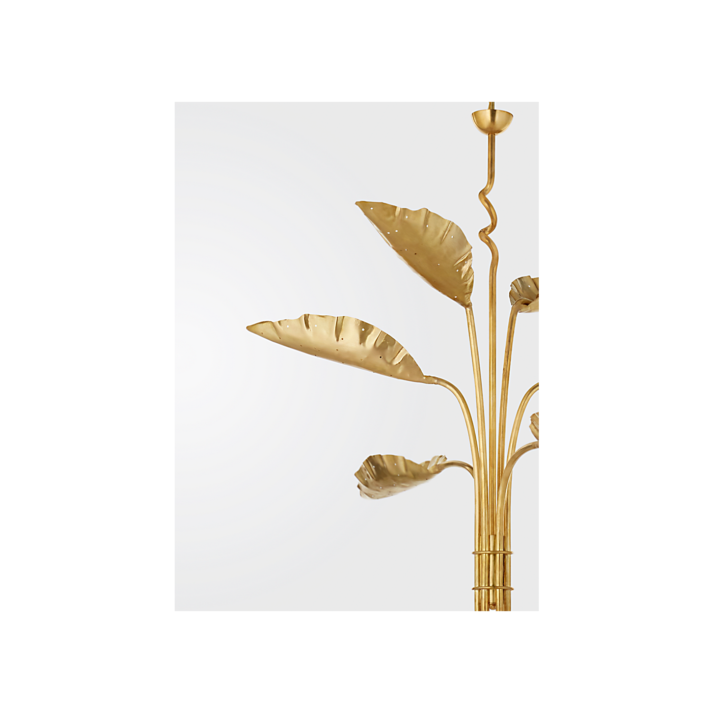 Dumaine Medium Pierced Leaf Chandelier