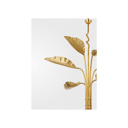 Dumaine Medium Pierced Leaf Chandelier