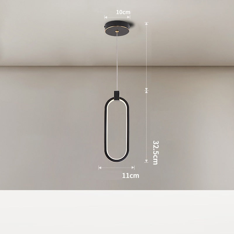 Nordlux AuraLine Wall Lamp – Slim Nordic Minimalist Chandelier Fully Made of Copper