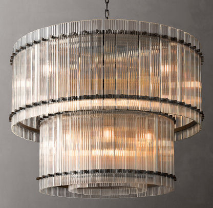 San Marco Two-Tier Round Chandelier 37"