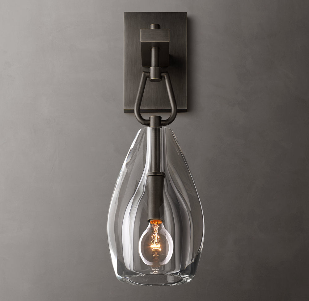 Botanical Fluted Wall Sconce