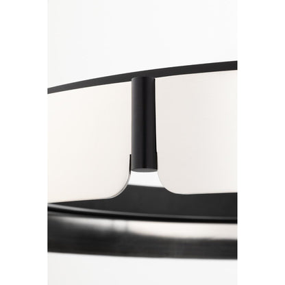 Tribeca 0-Light Chandelier in Aged Brass/Black 32.75L x 32.75W x 5H