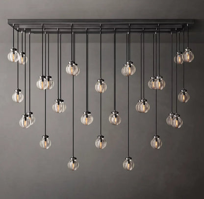 Pearl Rectangular Chandelier 72"